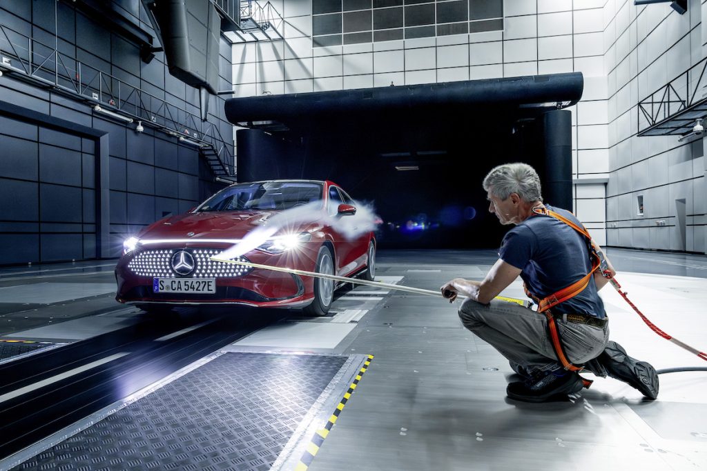 Aerodynamics Development di Mercedes-Benz.