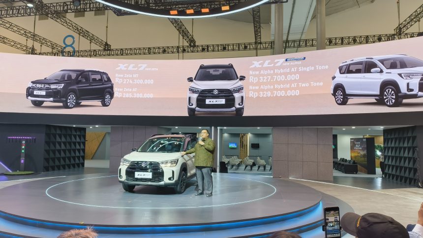 Peluncuran Suzuki XL7 terbaru di ajang GIIAS 2026. Foto: Bridgeout-Dimas Prassetyo