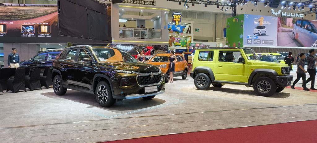 Line Up Kendaraan Suzuki Indonesia di ajang GIIAS 2026. Foto: Bridgeout-Dimas Prassetyo