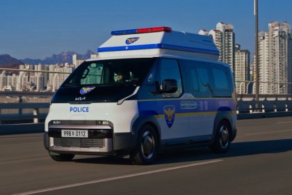 Kia PV5 Patrol, Kia PV5 Indonesia, spesifikasi Kia PV5, mobil listrik polisi, Kia PBV, Busan International Mobility Show 2026, mobil AI Kia