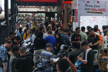 Sepeda motor Honda di Jakarta Fair Kemayoran (JFK) 2026