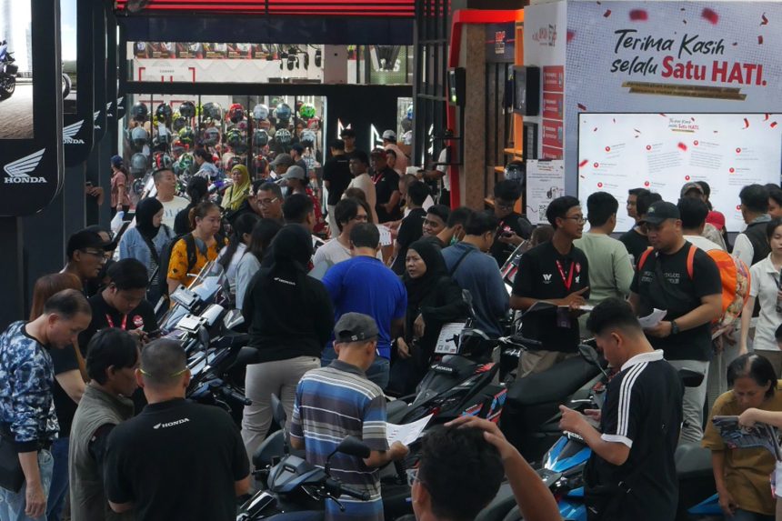 Sepeda motor Honda di Jakarta Fair Kemayoran (JFK) 2026