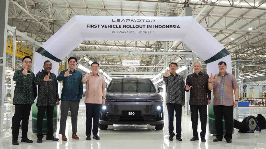 Leapmotor Indonesia, Leapmotor B10, Leapmotor C10, Perakitan Lokal Leapmotor, PT National Assemblers, Stellantis Indomobil, Mobil Listrik Purwakarta
