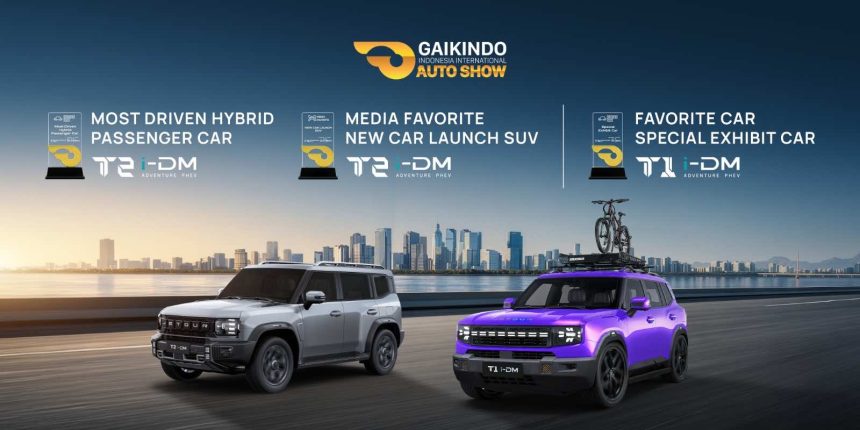 Jetour Indonesia, Jetour T2 i-DM, Jetour T1 i-DM, Penghargaan GIIAS 2026, SUV Hybrid Indonesia, Harga Jetour T2 i-DM, SUV Adventure PHEV