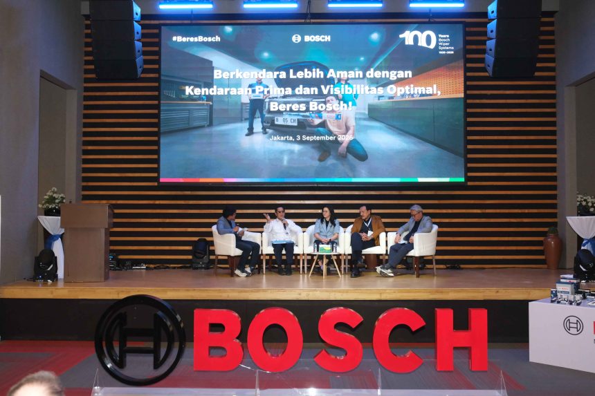 Diskusi memperingati 100 tahun inovasi wiper Bosch.