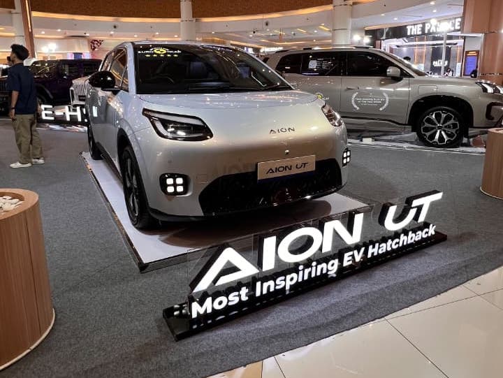 AION UT Urban, GAC AION UT Urban, harga AION UT Urban, spesifikasi AION UT Urban, promo AION UT Bekasi, mobil listrik GAC, Indomobil Expo