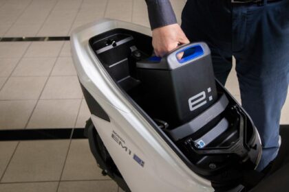 Honda Mobile Power Pack e, Baterai Honda MPP e, Baterai Swappable Honda, The Battery Show 2026, American Honda Motor, Baterai Honda B2B, Teknologi Baterai Honda