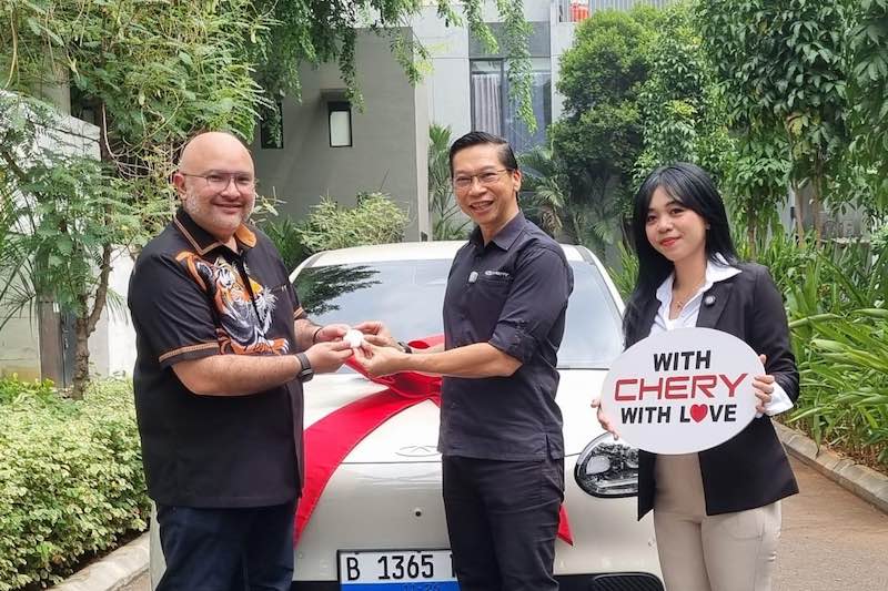 Chery Q Indonesia, mobil listrik Chery, pengiriman Chery Q, spesifikasi Chery Q, Chery Q EV, Budi Darmawan Jantania