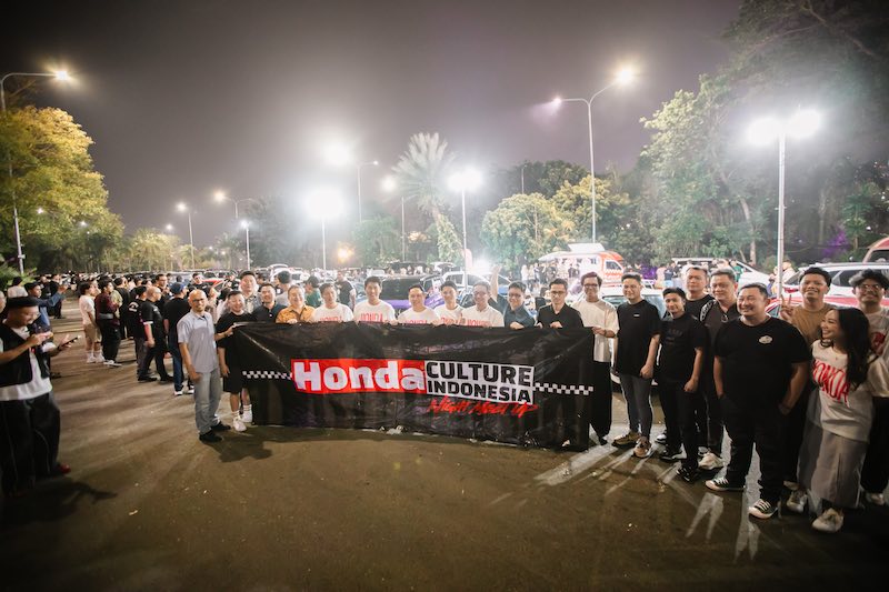 Honda Culture Indonesia 2026, HCI Night Meet Up, PT Honda Prospect Motor, Honda Prelude, Honda Super-ONE, komunitas mobil Honda