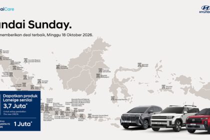 Hyundai enghadirkan program kolaborasi otomotif dan lifestyle sepanjang Oktober 2026.