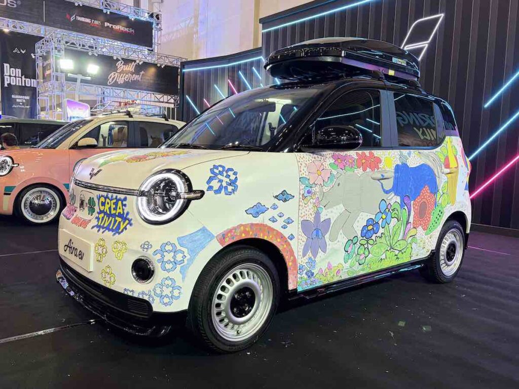 Wuling Aira ev IMX 2026, modifikasi Wuling Aira ev, Otoproject Wuling Aira ev, SOVLO Wuling Aira ev, IMX 2026 ICE BSD, mobil listrik modifikasi