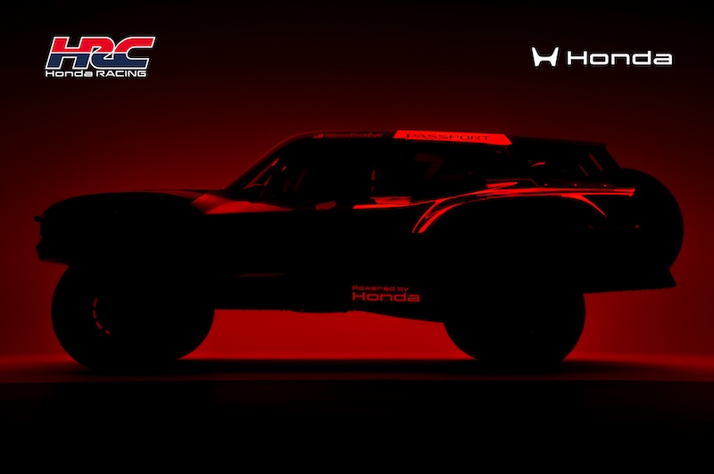 Honda Passport Baja Spec, HRC US, Trophy Truck 1300 HP, SEMA Show 2026, Bryce Menzies, SCORE World Desert Championship, Honda Racing Corporation USA, Baja 1000, Honda CL72 1962